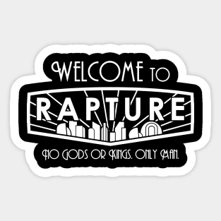 Welcome To Rapture Sticker